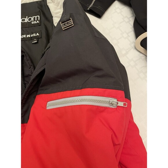 Slalom  Padded  Jacket Zipper Front Numerous Pockets Size  L - Picture 7 of 13